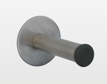 Origins Living Wall Door Stop in Brushed Stainless Steel