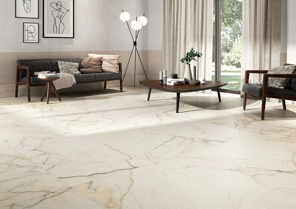 Fioranese Prestige Borghini Effect 74x148 floor lifestyle