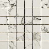 Fioranese Prestige Arabescato Effect mosaico 5x5 swatch