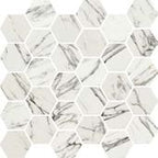 Fioranese Prestige Arabescato Effect mosaico exa swatch