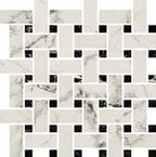 Fioranese Prestige Arabescato Effect mosaico weave swatch