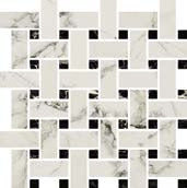 Fioranese Prestige Arabescato Effect mosaico weave swatch