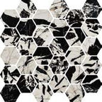 Fioranese Prestige Black Antique Effect mosaico exa swatch