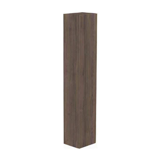 GSI Pura Ribbed tall wall unit in walnut