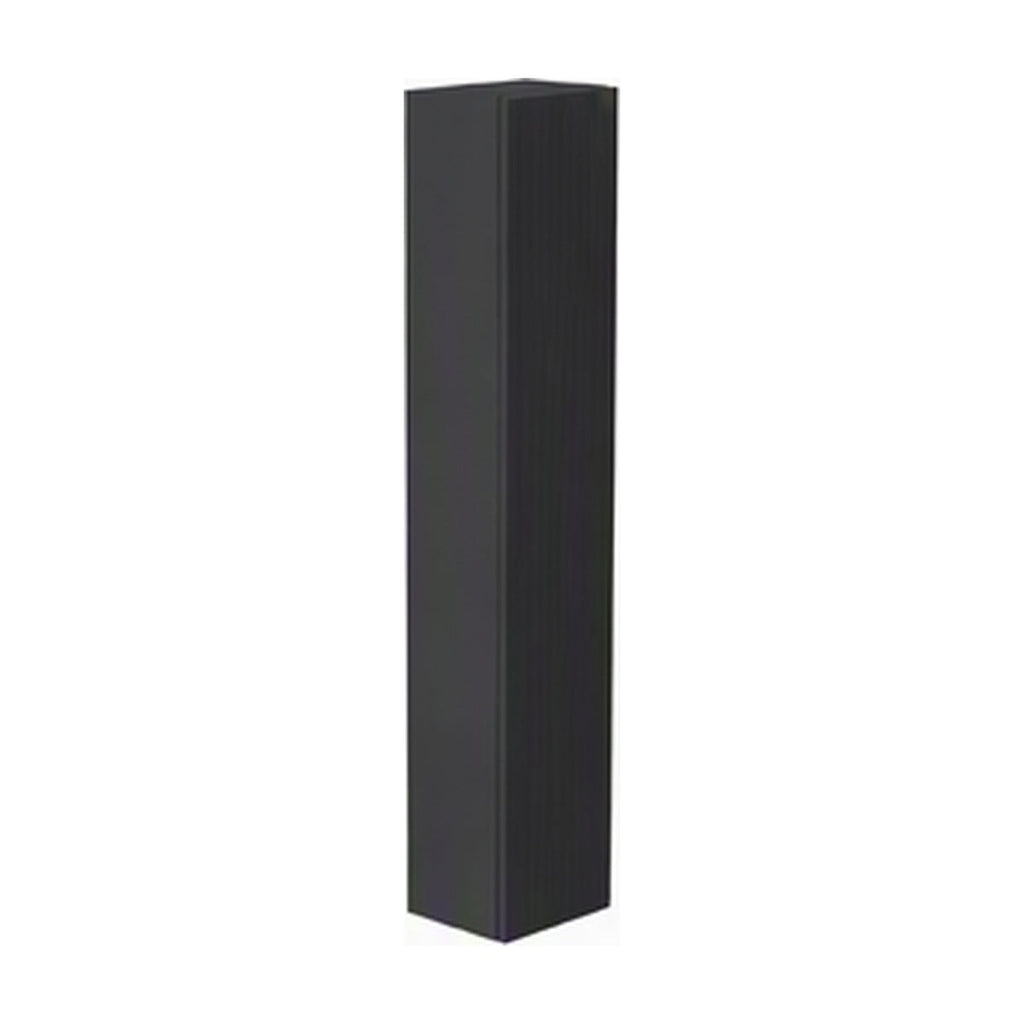 GSI Pura Ribbed tall wall unit in matt black