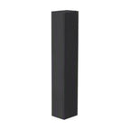 GSI Pura Ribbed tall wall unit in matt black