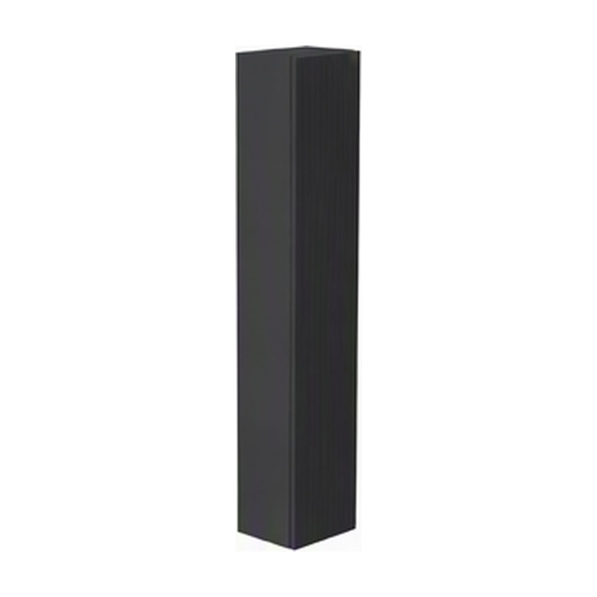 GSI Pura Ribbed tall wall unit in matt black