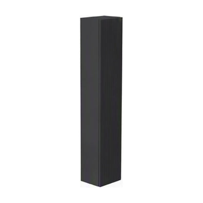 GSI Pura Ribbed tall wall unit in matt black