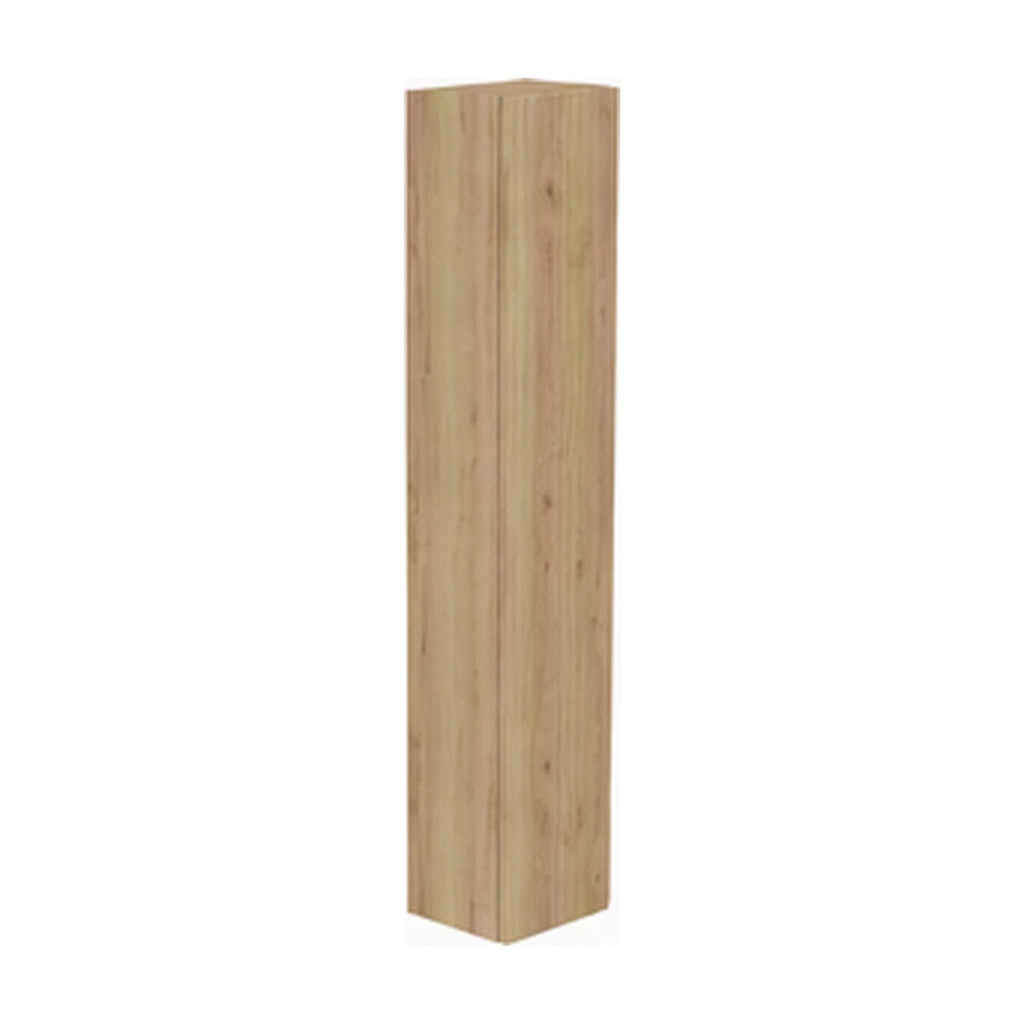 GSI Pura Ribbed tall wall unit in oak