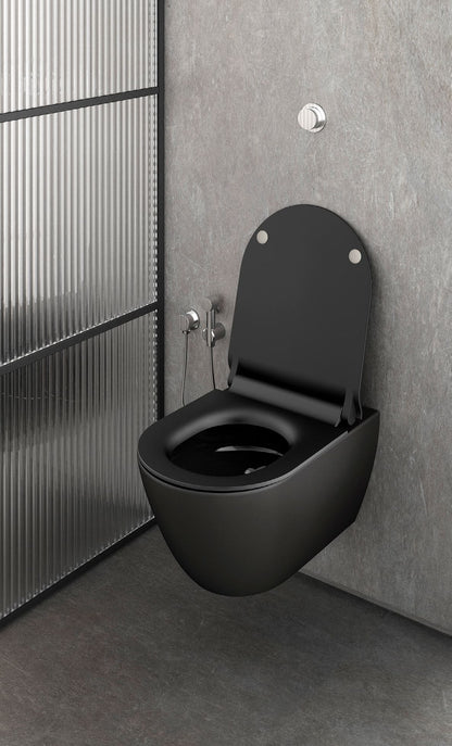 GSI Pura WC in matt ardesia, wall hung