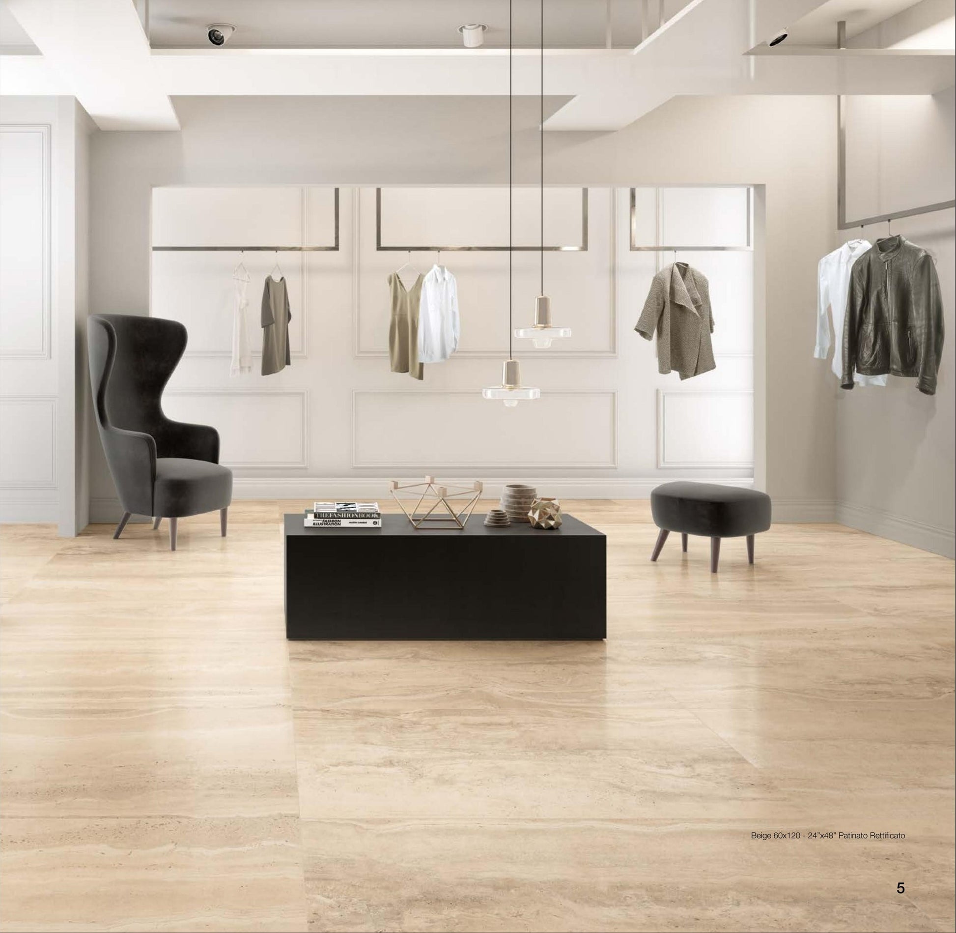 COEM Reverso beige 60x120 patinato lifestyle