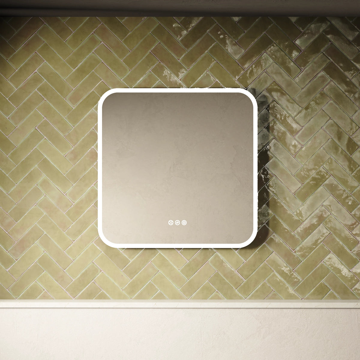Crosswater Svelte Illuminated Mirror 600 x 600mm