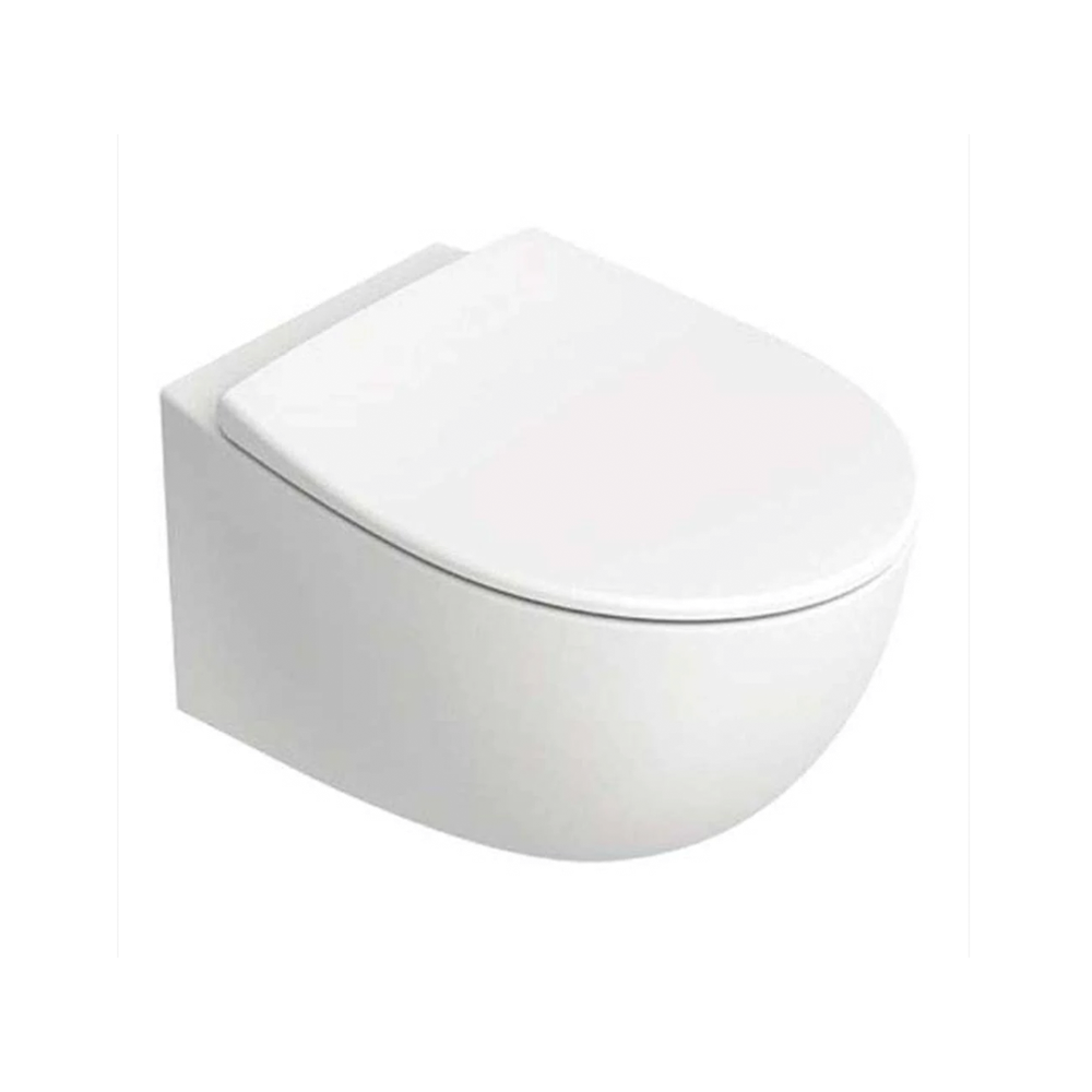 Catalano Italy 52 Wall-Hung Rimless Toilet Glossy white