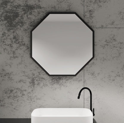 Origins Living Docklands Octagon Mirror in a bathroom setting