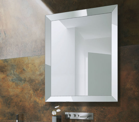 Origins Living Ravenna Mirror in a bathroom setting