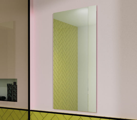 Origins Living Brix Mirror in a bathroom setting