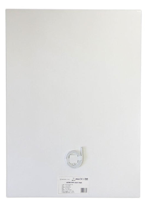 Origins Living Demister Heat Pad in a bathroom setting