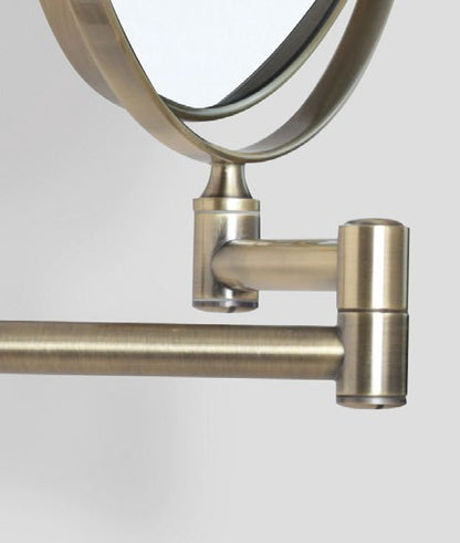 Origins Living Taylor Reversible 5x Magnifying Wall Mirror in Aged Brass