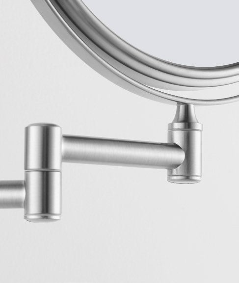 Origins Living Taylor Reversible 5x Magnifying Wall Mirror in Brushed Nickel