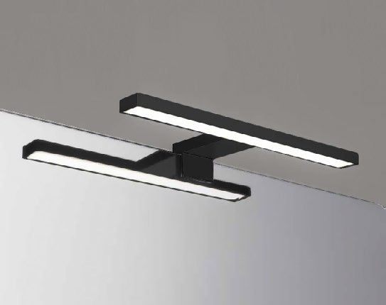 Origins Living Metro Wall & Mirror Light 30cm in a bathroom setting