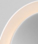 Origins Living Sloane Round LED Magnifying Mirror shown at 3000K