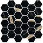 Fioranese Sound of Marbles Nero Fondo mosaico exa swatch