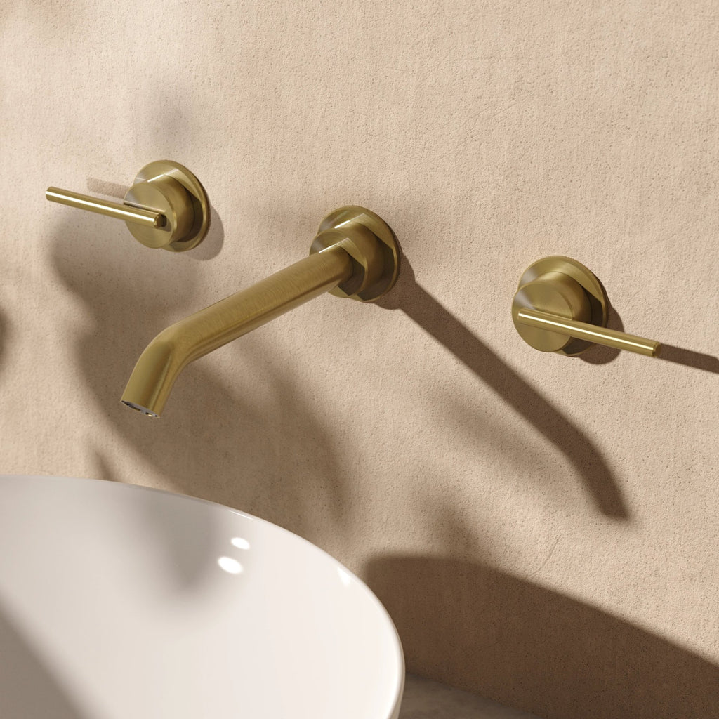 Crosswater 3ONE6 Lever 3 Hole Wall Basin Tap