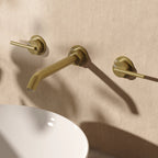 Crosswater 3ONE6 Lever 3 Hole Wall Basin Tap