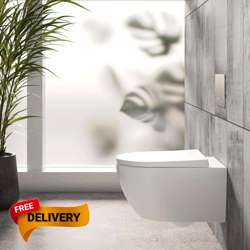 Catalano Sfera 55 Wall-Hung Rimless Toilet (  Eco Wrap Around Seat )