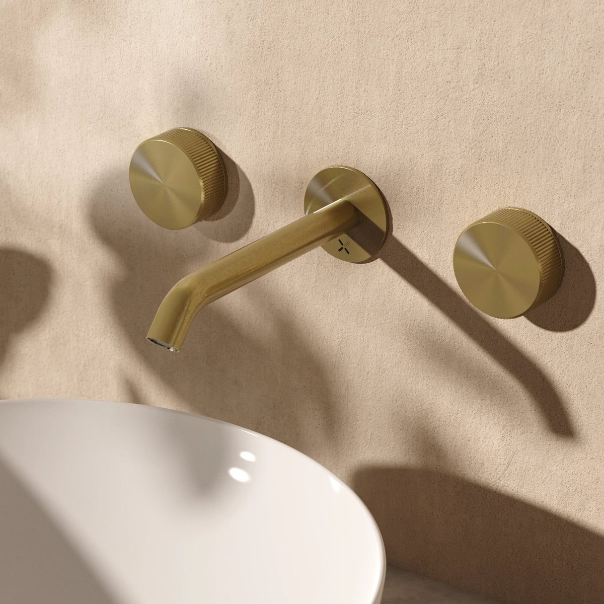 Crosswater 3ONE6 3 Hole Wall Basin Tap