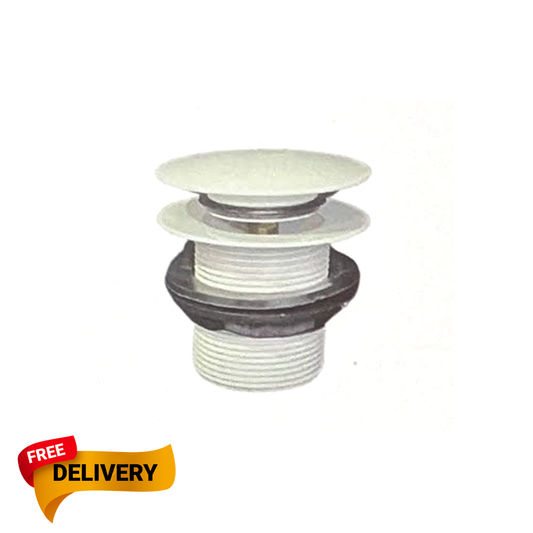 Ashton & Bentley Bath Wastes White Cap ( Slotted & Unslotted )