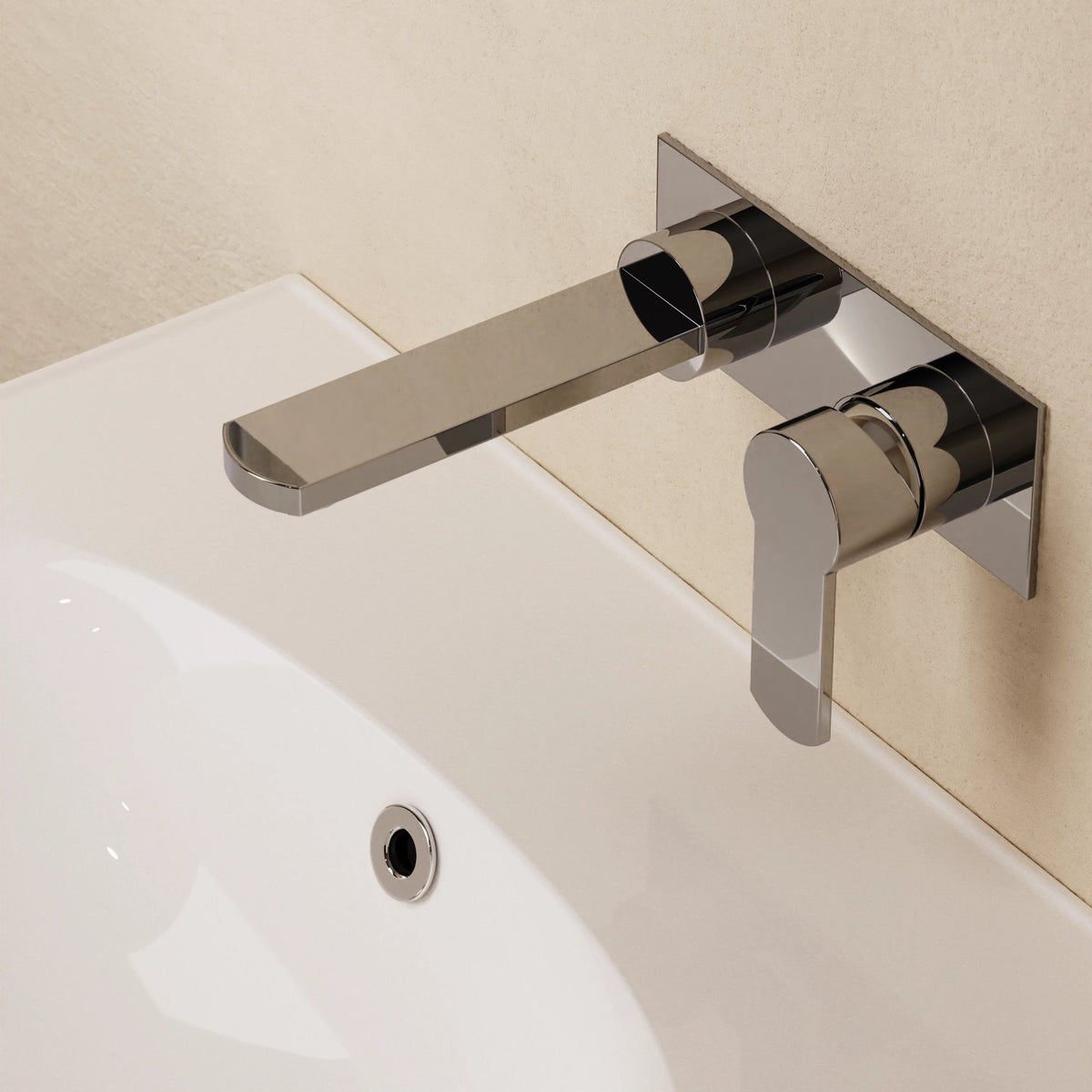 Crosswater Wisp Basin 2 Hole Set Wall Mounted